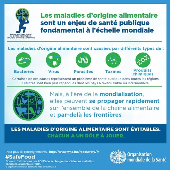 Les maladies d’origine alimentaire sont un enjeu de santé publique fondamental à l’échelle mondiale