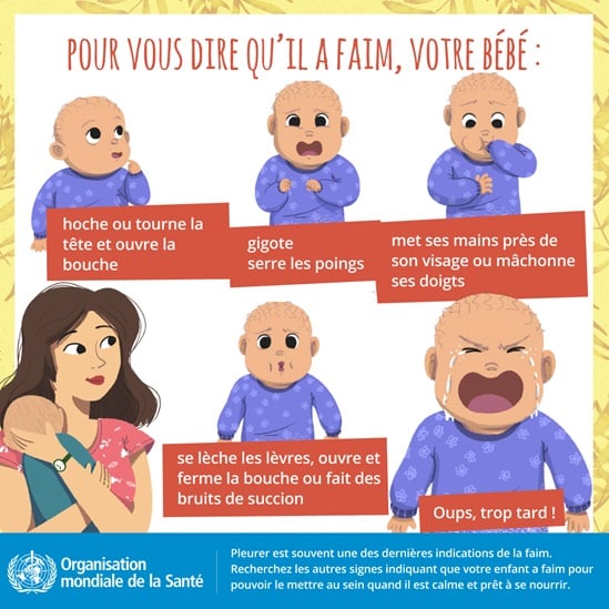 Campagne de l'OMS en faveur de l'allaitement maternel